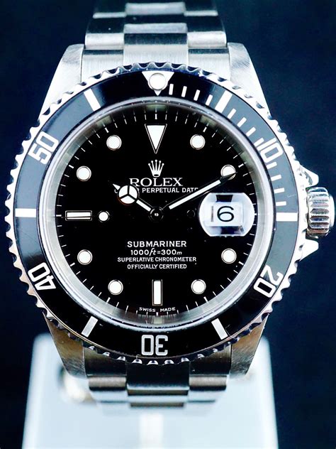 rolex submariner 2001|rolex submariner 16610 stainless steel.